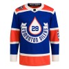 Edmonton Oilers tröja Leon Draisaitl Heritage Classic Adidas 2023-24 Blå Authentic - NHL Tröjor Herr